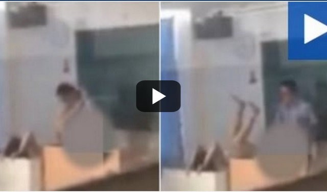 Καθηγητής κάνει σεξ με φοιτήτρια επάνω σε θρανίο! (VIDEO)