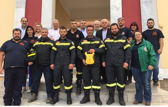 Εξοπλίστηκε με φορητό απινιδωτή η Λέσχη 4Χ4 Καρύστου