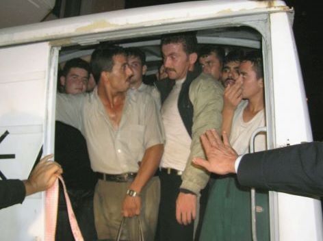 Σύλληψη λαθρομεταναστών στα Καμμένα Βούρλα