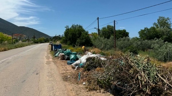 ΔΡΟΣΙΑ ΑΝΘΗΔΟΝΑΣ: Ρίζωσαν τα υπολείμματα κλαδεμάτων