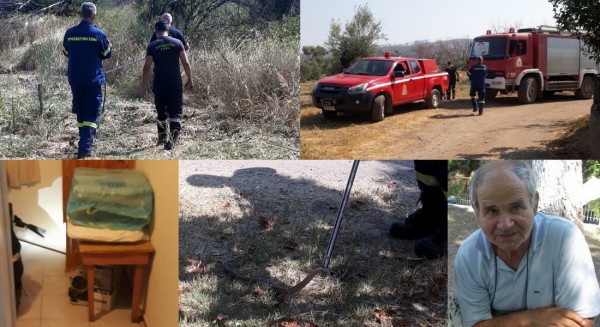 ΑΓΙΑ ΑΝΝΑ ΕΥΒΟΙΑΣ: Βρήκε ένα φίδι μέσα στο σπίτι του ο Νίκος Παπανταζής