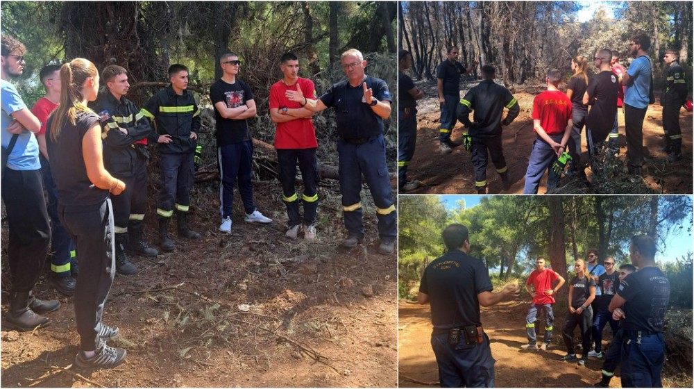 Στο πεδίο της ...μάχης η νέα γενιά εθελοντών δασοπροστασίας των Ψαχνών