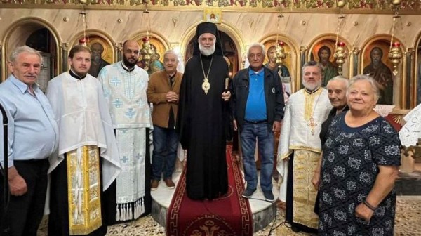 Στην ορεινή Γλυφάδα του Δήμου Διρφύων- Μεσσαπίων ο Επίσκοπος Σκοπέλου κ. Νικόδημος