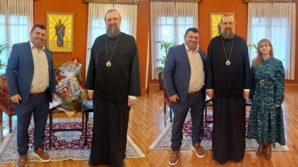 Πήγε με δώρα στο Χαλκιδέο Μητροπολίτη Θεσσαλονίκης Φιλόθεο ο Δήμαρχος Γιώργος Τσαπουρνιώτης