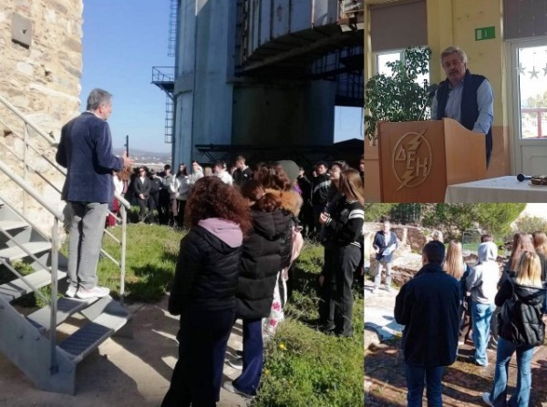 ΑΛΙΒΕΡΙ: Εκπαιδευτική επίσκεψη στο Σταθμό της ΔΕΗ από μαθητές του 1ου Γενικού Λυκείου Αλιβερίου
