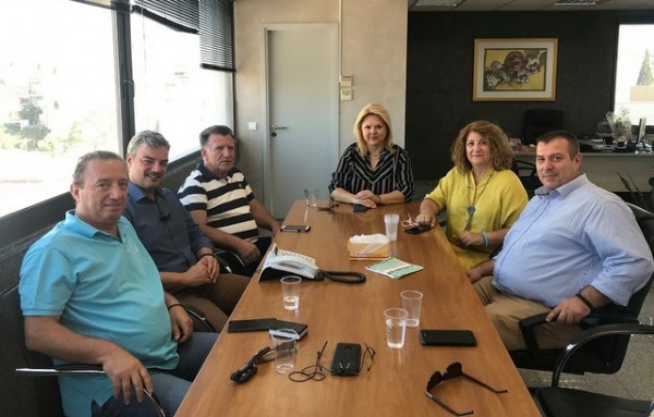 Η Έλενα Βάκα συναντήθηκε με την Διοίκηση του Επιμελητηρίου Εύβοιας