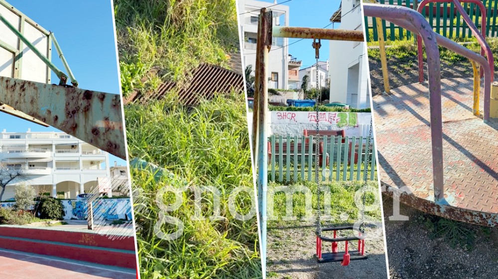 ΧΑΛΚΙΔΑ - ΡΟΔΙΕΣ ΚΑΝΗΘΟΥ: Παιδική χαρά για ...κλάματα (VIDEO)