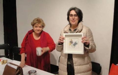 Η Ελένη Σκαρίμπα κέρδισε ένα έργο της Χαρίκλειας Μυταρά