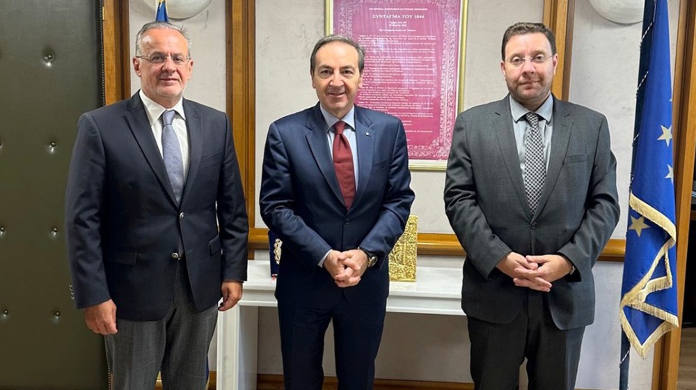 Ζεμπίλης και Γκίκας σε σύσκεψη με τον υφυπουργό στο Υπουργείο Δικαιοσύνης