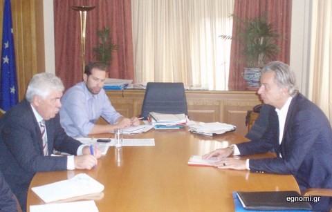 Μίλησε με τον υπουργό για το Φράγμα των Ψαχνών