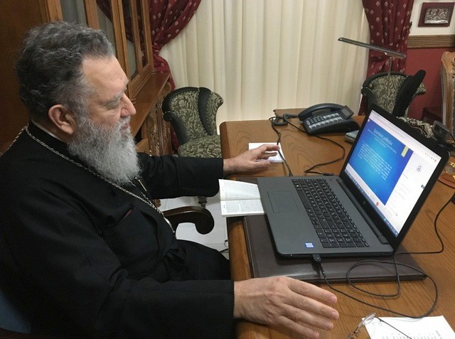 Διαδικτυακή συνέντευξη του Μητροπολίτη Χαλκίδας σε μαθητές του 2ου Δημοτικού Σχολείου Βασιλικού