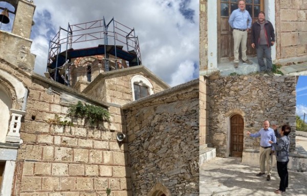 Επίσκεψη Ζεμπίλη στα Καλύβια Καρύστου