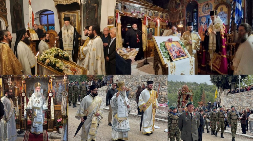 Με λαμπρότητα ο εορτασμός του Αγίου Γεωργίου στη Μητρόπολη Χαλκίδος