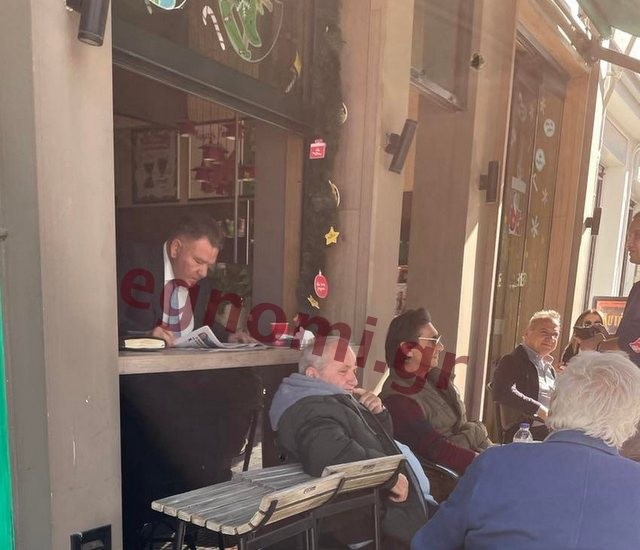 Χαλαρός στη Χαλκίδα ο Αλέξης Κούγιας