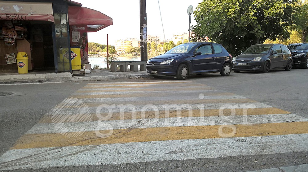 ΧΑΛΚΙΔΑ: Οι διαβάσεις πεζών έγιναν ...αόρατες