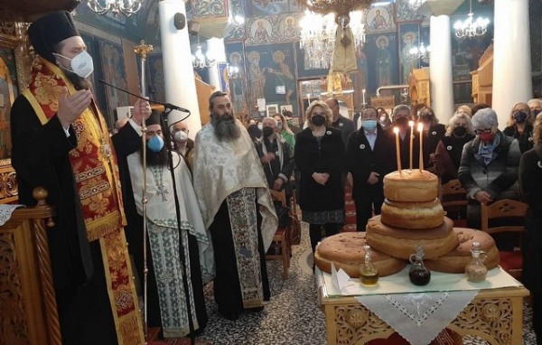 ΛΑΜΨΑΚΟΣ ΧΑΛΚΙΔΑΣ: Λαμπρή γιορτή για τον πολιούχο της πόλης Άγιο Τρύφωνα