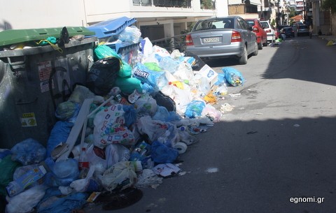 Κίνδυνος για την υγεία των Χαλκιδέων από τα σκουπίδια