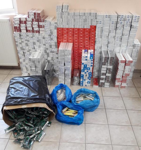 ΟΙΝΟΦΥΤΑ: Συνελήφθησαν δύο Έλληνες με λαθραία τσιγάρα και καπνό