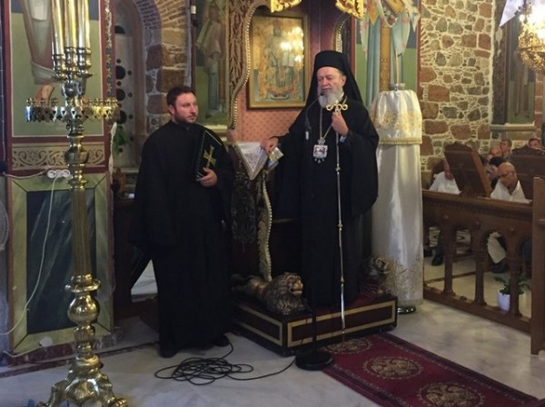 Στο Βασιλικό ο Μητροπολίτης κ. Χρυσόστομος