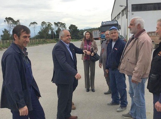 Ο Πρατσόλης επισκέφθηκε την επιχείρηση Κελαϊδίτης