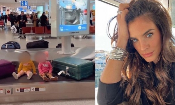 ΧΡΙΣΤΙΝΑ ΜΠΟΜΠΑ: Ανέβασε τις κορούλες της στον κινούμενο διάδρομο με τις αποσκευές και έφαγε κράξιμο