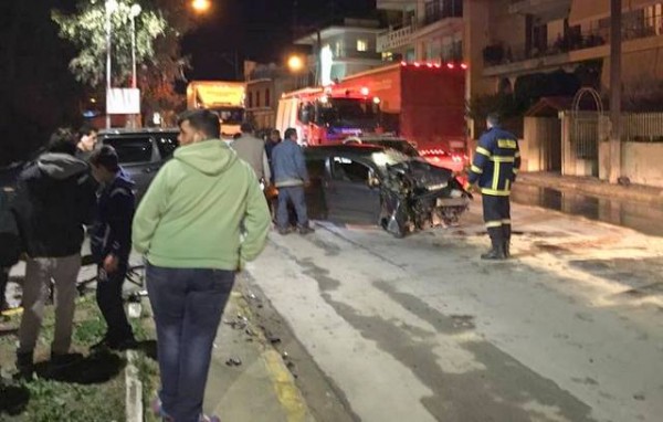 Σοβαρό τροχαίο ατύχημα με τραυματία στην περιοχή του Αγίου Στεφάνου στη Χαλκίδα