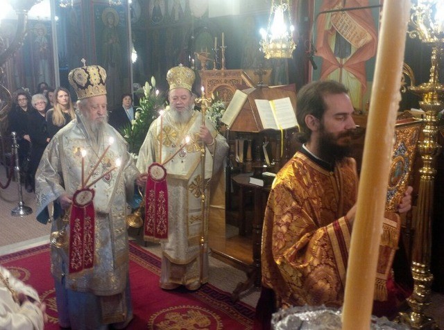 Αρχιερατικό Συλλείτουργο στην Κύμη