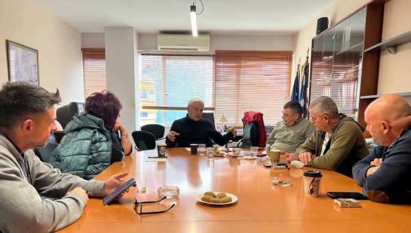 Σε καλό κλίμα η συνάντηση του Γιώργου Σπύρου με τη διοίκηση του ΤΕΕ Εύβοιας