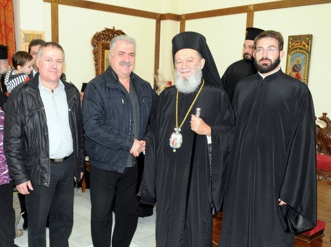 Ευχήθηκαν στον Μητροπολίτη για την γιορτή του