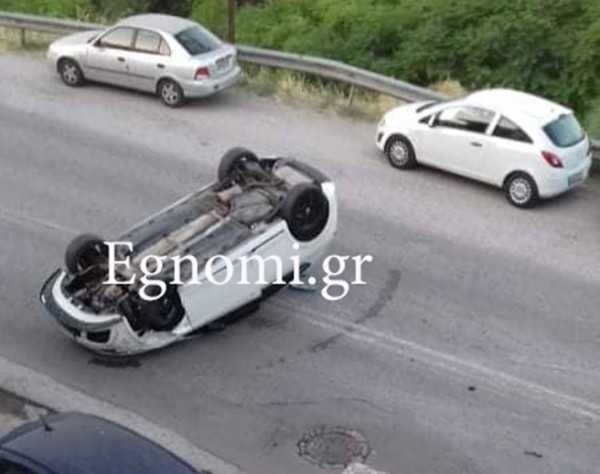 ΧΑΛΚΙΔΑ: Νεαρός οδηγός σώθηκε από θαύμα σε ατύχημα