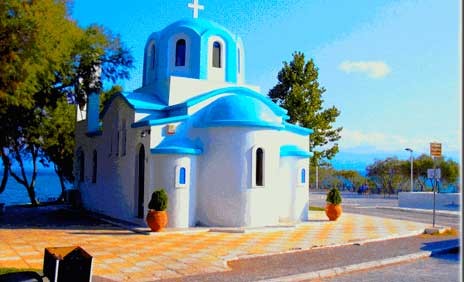 ΧΑΛΚΙΔΑ: Βραδινή θεία λειτουργία στο εκκλησάκι της Παναγίας Λαγκαδιώτισσας