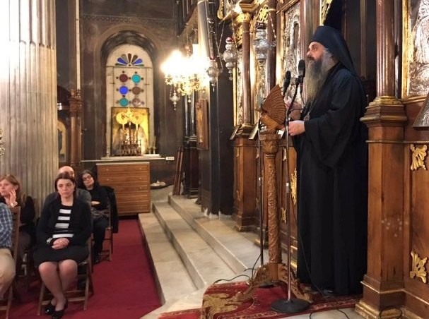 Ο αρχιμανδρίτης Σιλουανός Πεπονάκης θέρμανε τις καρδιές των πιστών