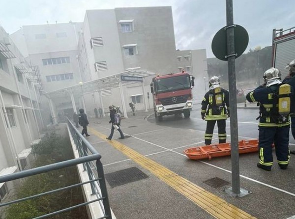 ΧΑΛΚΙΔΑ: Άσκηση ετοιμότητας σε περίπτωση σεισμού και φωτιάς στο Νοσοκομείο (φωτό)