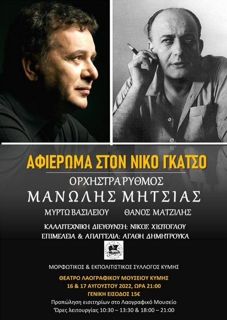Συναυλίες με τον Μανώλη Μητσιά στο Λαογραφικό Μουσείο Κύμης