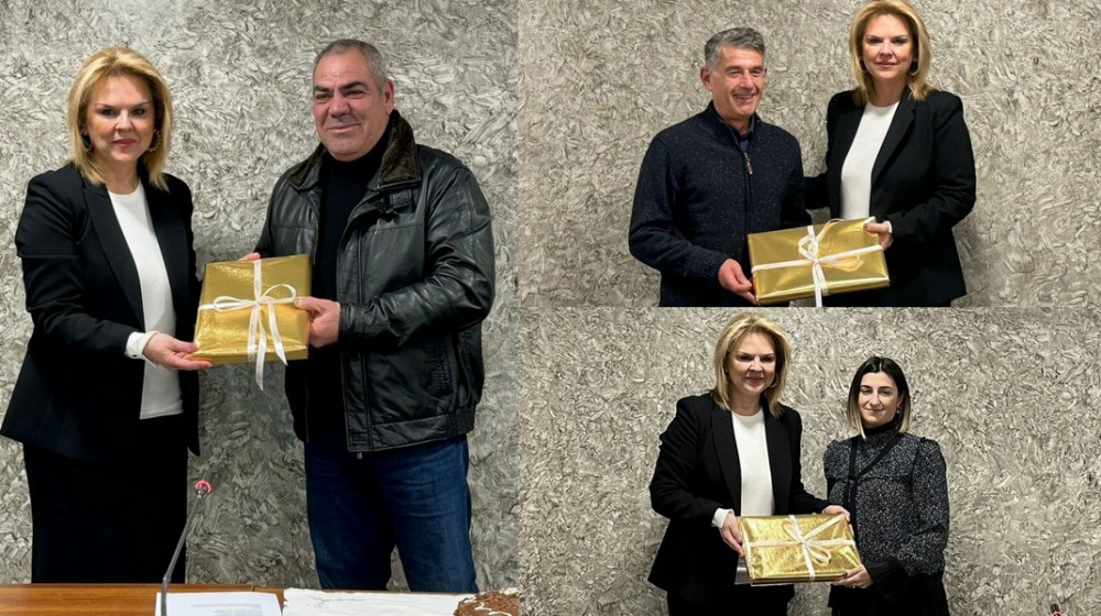 ΔΗΜΟΣ ΧΑΛΚΙΔΕΩΝ: Τρεις τυχεροί στην κοπή της πίτας του Δημοτικού Συμβουλίου