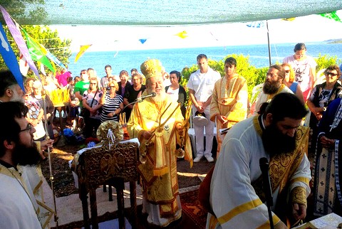 Γιόρτασαν στα Λιχαδονήσια τη μνήμη του Οσίου Γρηγορίου του Μυροβλήτου