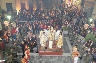 Νωρίς-νωρίς η Ανάσταση στον ιερό ναό Αγίου Δημητρίου