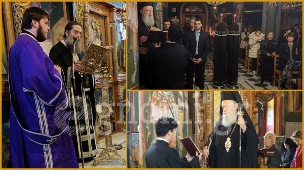 Στην Καστέλλα ο Μητροπολίτης Χαλκίδος για την Ακολουθία του Νυμφίου