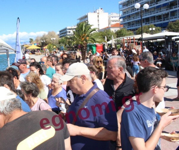 ΓΙΟΡΤΗ ΣΑΡΔΕΛΑΣ ΧΑΛΚΙΔΑ: Χαμός για λίγο δωρεάν ψαράκι! (ΦΩΤΟ -VIDEO)