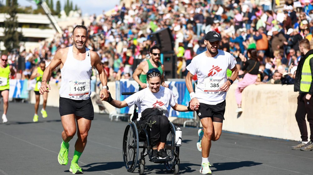 ΑΥΘΕΝΤΙΚΟΣ ΜΑΡΑΘΩΝΙΟΣ: Ο Βασίλης τερμάτισε με την Γεωργία Καλτσή