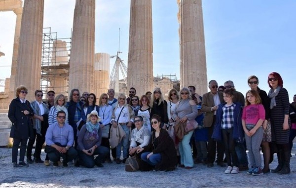 Ξενάγηση Χαλκιδέων στην Ακρόπολη και στο Μουσείο της