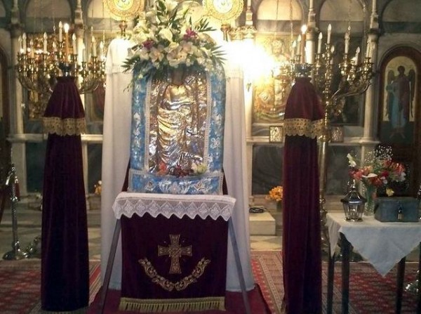 ΒΑΤΩΝΤΑΣ ΧΑΛΚΙΔΑΣ: Έρχεται στο ναό του Αγίου Γεωργίου η θαυματουργή εικόνα του Αγίου Ιωάννη από τα Κατούνια