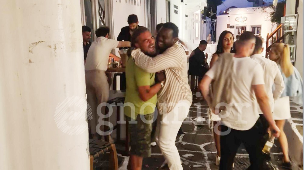 Ο Γκαρούτσος αγκαλιά με τον Γιαμπουσέλε στη Μύκονο!