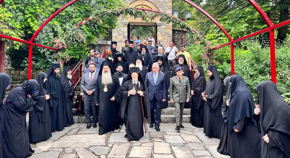 Στη Μονή Αγάθωνος στη Στερεά Ελλάδα ο Οικουμενικός Πατριάρχης κ. Βαρθολομαίος