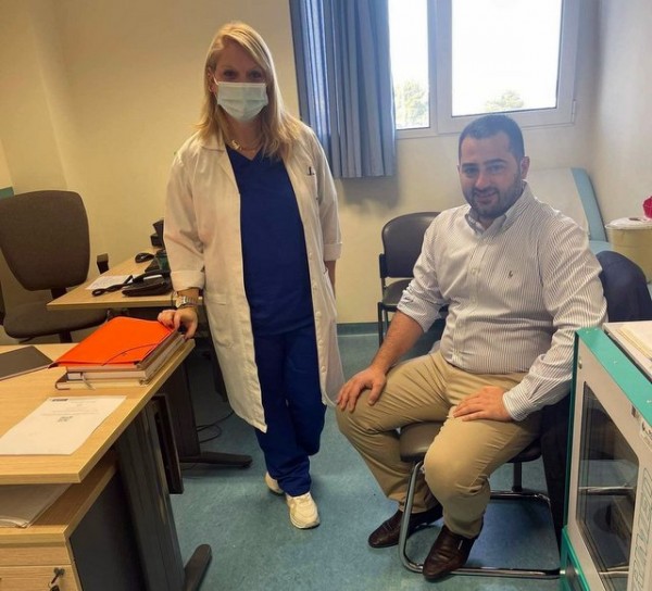 Ο Φάνης Σπανός έκανε και την τέταρτη δόση του εμβολίου για τον κορωνοϊό