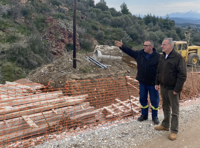 ΖΕΜΠΙΛΗΣ: Σε πλήρη εξέλιξη τα αντιπλημμυρικά έργα στα Ψαχνά