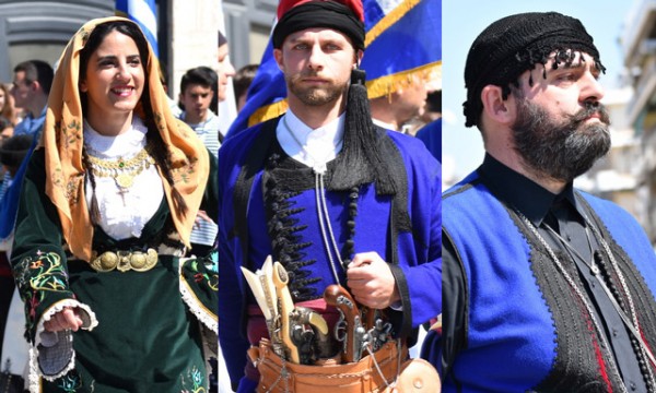 ΠΑΡΕΛΑΣΗ 25 ΜΑΡΤΙΟΥ ΧΑΛΚΙΔΑ: Παράδοση, ομορφιά και λεβεντιά (ΦΩΤΟ)