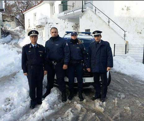 Συμπαράσταση από την ΕΛ.ΑΣ. στους πληγέντες Κυμαίους
