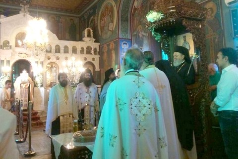 Στα Λουτρά Αιδηψού λειτούργησε ο Μητροπολίτης Χαλκίδας κ. Χρυσόστομος