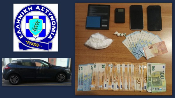 Συνελήφθη Έλληνας στη Βόρεια Εύβοια με 100 γραμμάρια κοκαΐνης